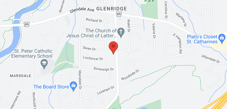 map of 366-368 Glenridge Avenue